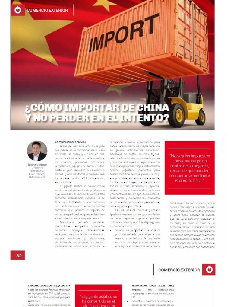 Articulo - Como Importar de China y No Perder en El Intento | PDF