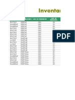Inventario de Farmacias en Excel