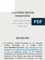 Trastorno Mental Transitorio