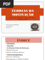 TEORIAS DA MOTIVAÇÃO slides2