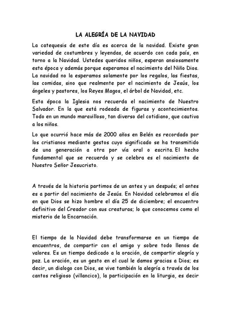 Significado y símbolos de la Navidad | PDF | Navidad | Natividad De Jesus