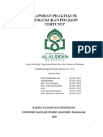 Pdfcoffee.com Laporan Praktikum Pengukuran Poligon Tertutup Kelompok 5 PDF Free