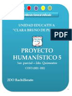 PROYECT 5 Humanistico 2doBGU