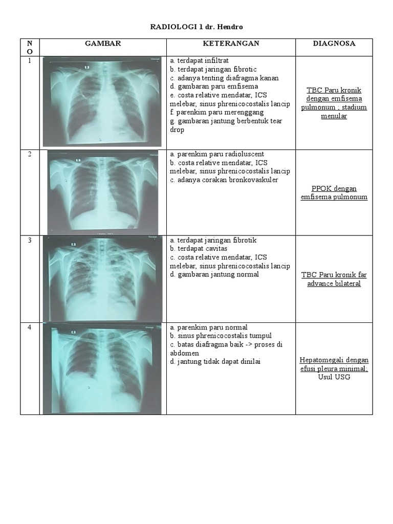 Radiologi 1 | PDF