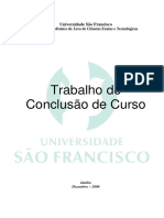 Trabalho de Conclusão de Curso: Universidade São Francisco