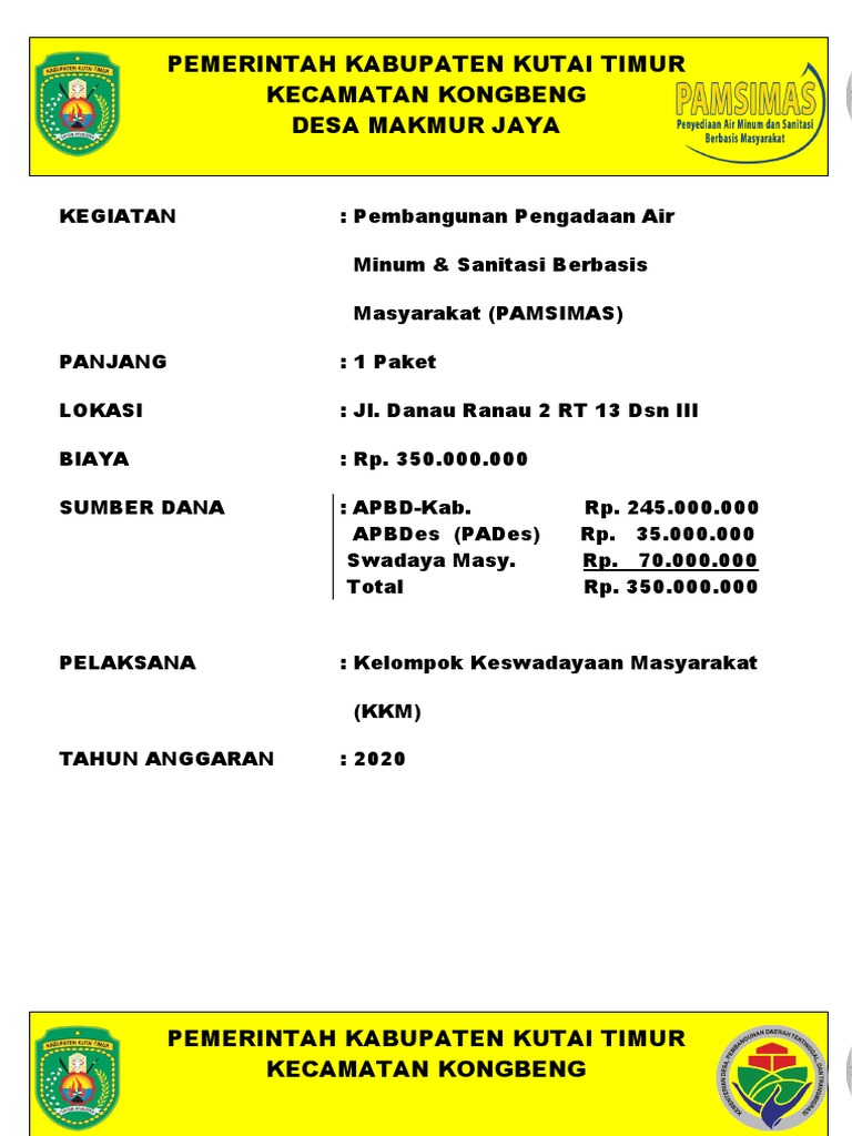 Spanduk TPK - 2 | PDF
