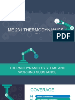 Me 231 Thermodynamics 1