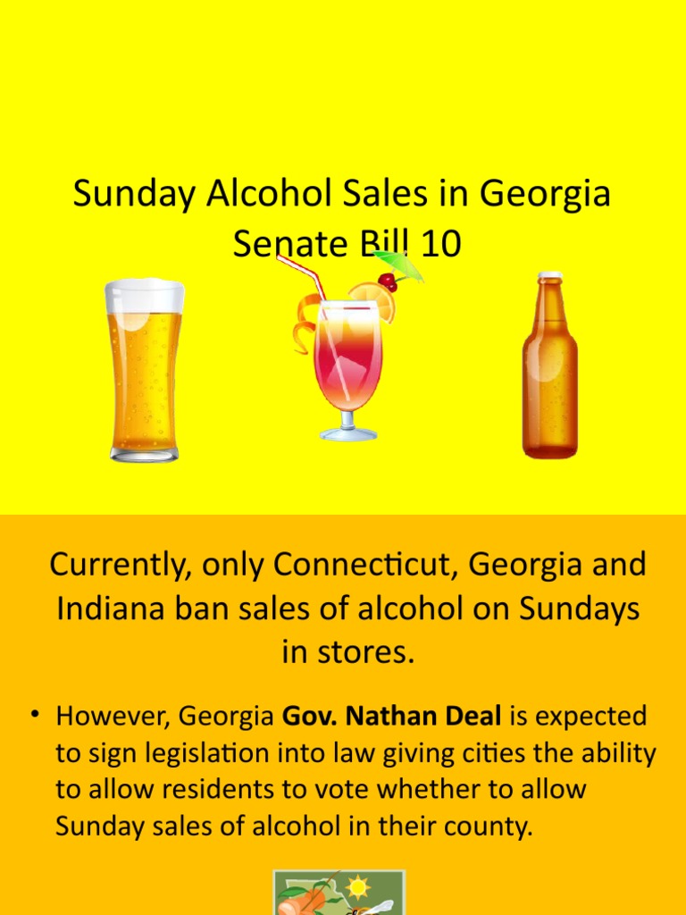 Sunday Alcohol Sales in PDF Alcohol