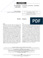 Avaliação de Marcha Na Doença de Parkinson - Dynamic Gait Index