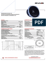 ESX-408 8 Fullrange Falante de Ferrite