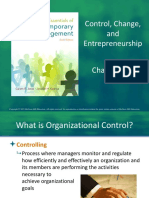 Chapter 8. Control, Change, and Entrepreneurship
