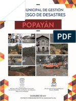 Plan Municipal de Gestión Del Riesgo de Desastres de Popayán