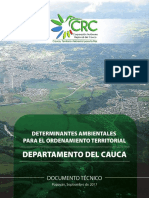 Determinantes Ambientales Departamento Del Cauca