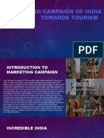 Marketing Campaign of India Towards Tourism