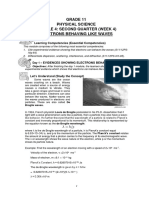 Grade 11 Physical Science Module 4: Second Quarter (Week 4) Electrons Behaving Like Waves