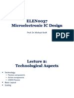 ELEN0037 Microelectronic IC Design: Prof. Dr. Michael Kraft