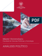 Análisis Político: Máster Universitario