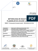 Metodologia de Selectie Planuri de Afaceri 449 4-16-127540