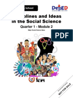 Disciplines and Ideas in The Social Science: Quarter 1 - Module 2