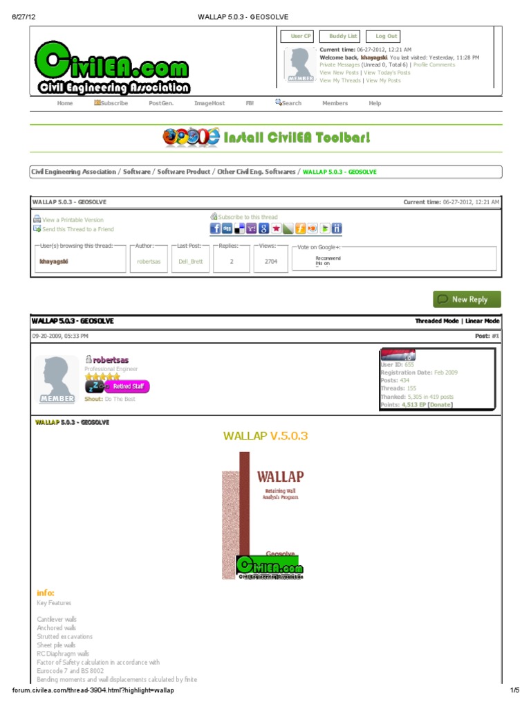 Wallap 50 PDF Free | PDF | Deep Foundation | Civil Engineering