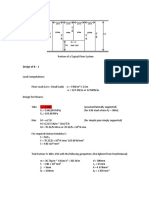Floor system design calculations