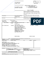 Bill of Lading: Globelink Marine (China) Pte LTD