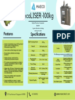 Ecoliser-100Kg: Features Specifications Customization