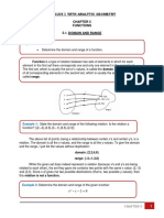 Domain & Range of Functions