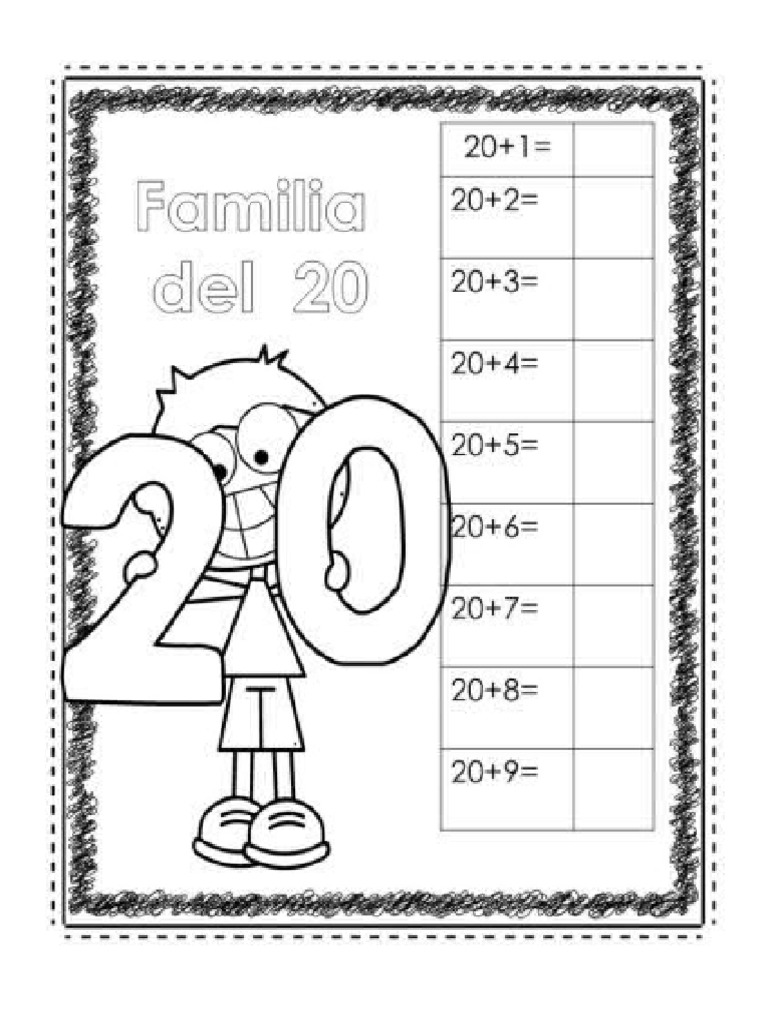 Familia Del Numero 20 | PDF