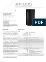 SRX835 Spec Sheet - 11 - 11 - 19