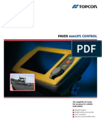 2 Topcon Millimeter GPS Paver Leaflet