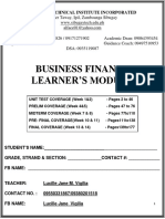 Business Finance Modile Final