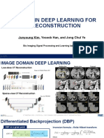 DBP Domain Deep Learning For CT Reconstruction