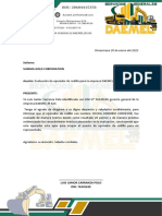 Certificado de Operatividad