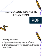 Trends and Issues in Education: Democratization, Diversity, Curriculum