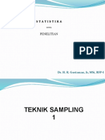 Materi Statistika 2 TS Nonprobabilitas