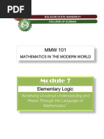 7 - Module 7 - Elementary Logic