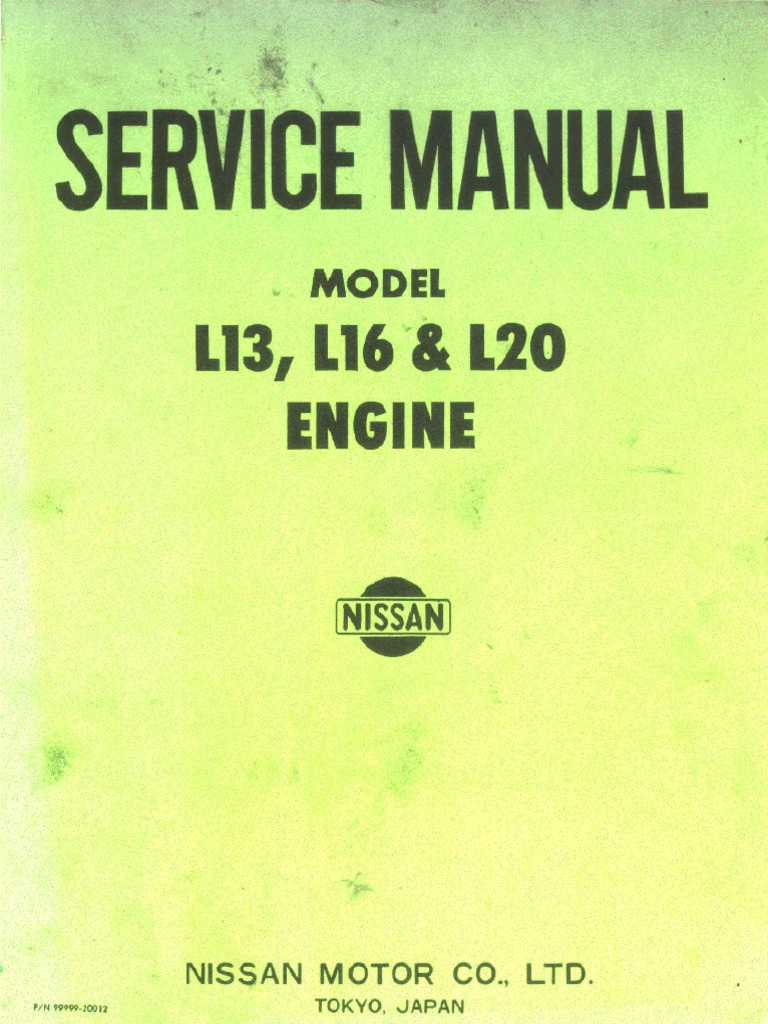 Service Manual L13 L16 L20 | PDF