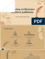 Romenu Civilizacijos Kulturos Palikimas