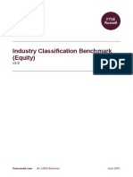 Industry Classification Benchmark (Equity) : Ground Rules