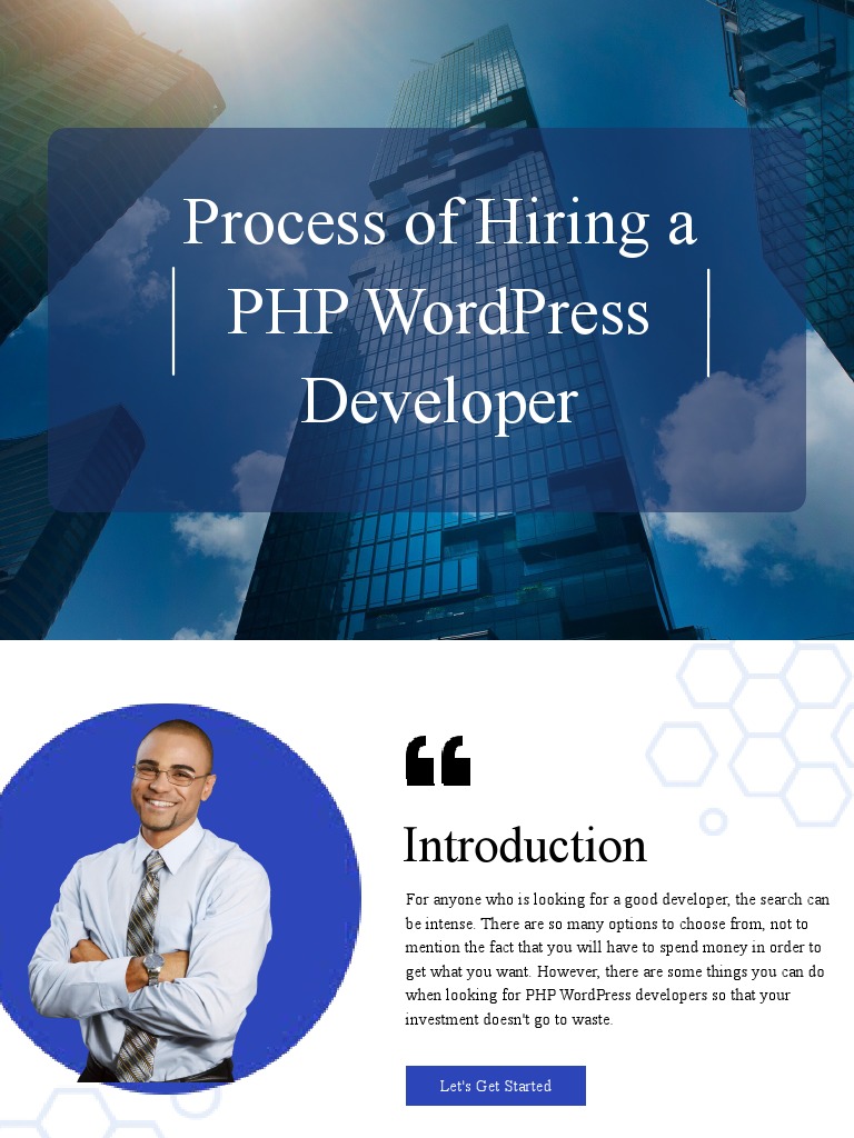 Hiring a PHP WordPress Developer Guide | PDF | Word Press | Php