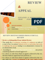 Explained & Distinguished From Judicial Review: Edgar Kabahizi