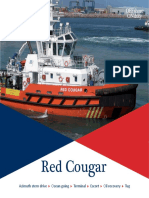 Red Cougar: Azimuth Stern Drive Ocean Going Terminal Escort Oil Recovery Tug