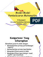 Model Pembelajaran Matematika