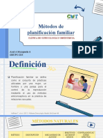 Métodos planificación familiar