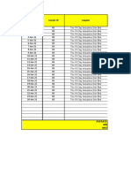 Monthly quality report for bleaching earth and fats and oils samples