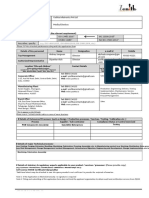 Application Form for Medical Device Certification
