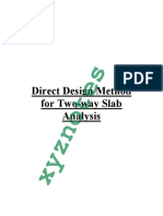 Direct Design Method for Two-way Slab Analysis ( PDFDrive )