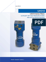 UH319 Series Filters: Ultipleat SRT High Pressure Filters Side and Top Manifold Mounting