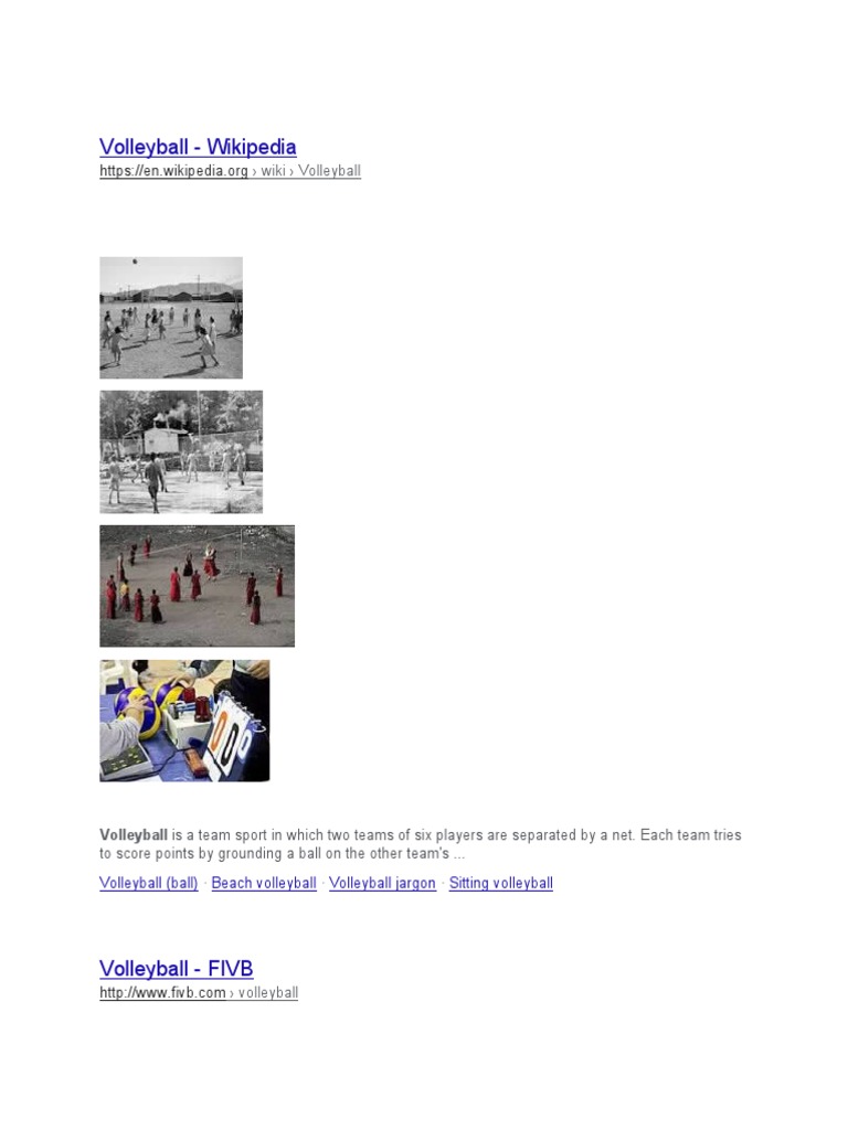 Beach volleyball - Wikipedia